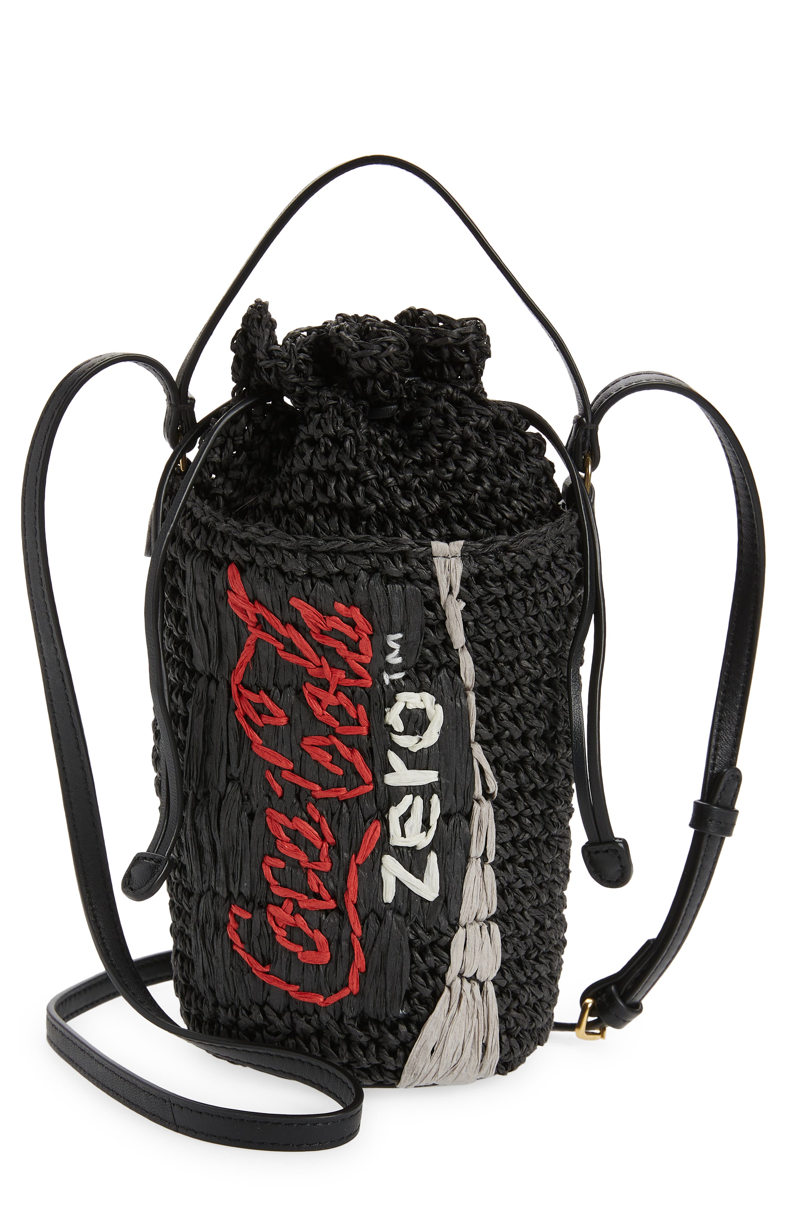 Anya Hindmarch x Coca-Cola(R) Coke Zero Crossbody Bag in Black