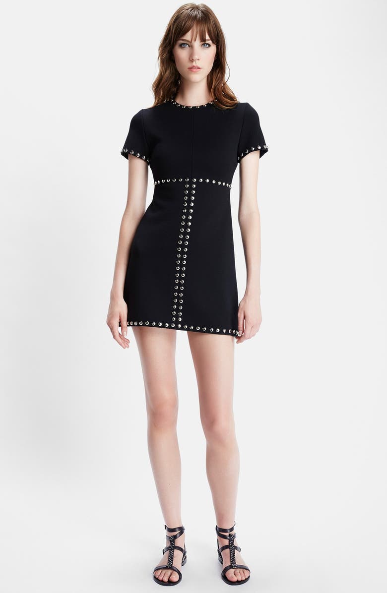 Saint Laurent Studded Milano Jersey Dress | Nordstrom