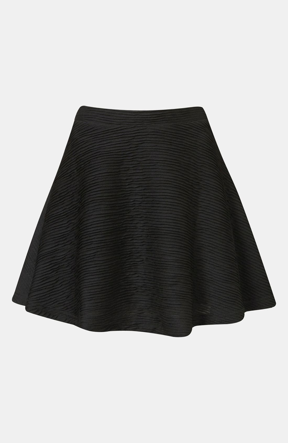 Textured Skater Skirt Nordstrom