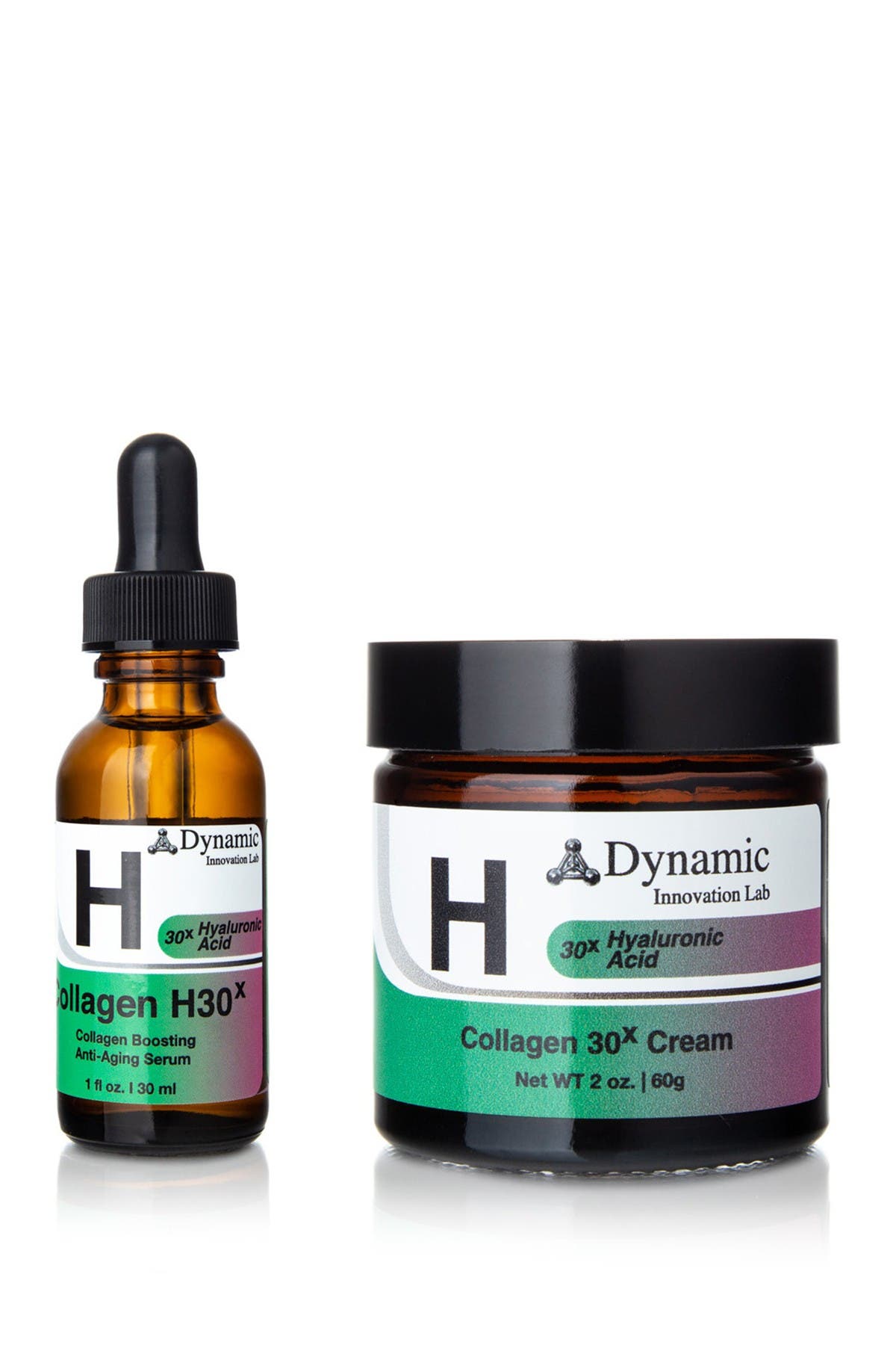 Yuka Skincare Collagen 30x Hyaluronic Acid Cream + Serum Duo