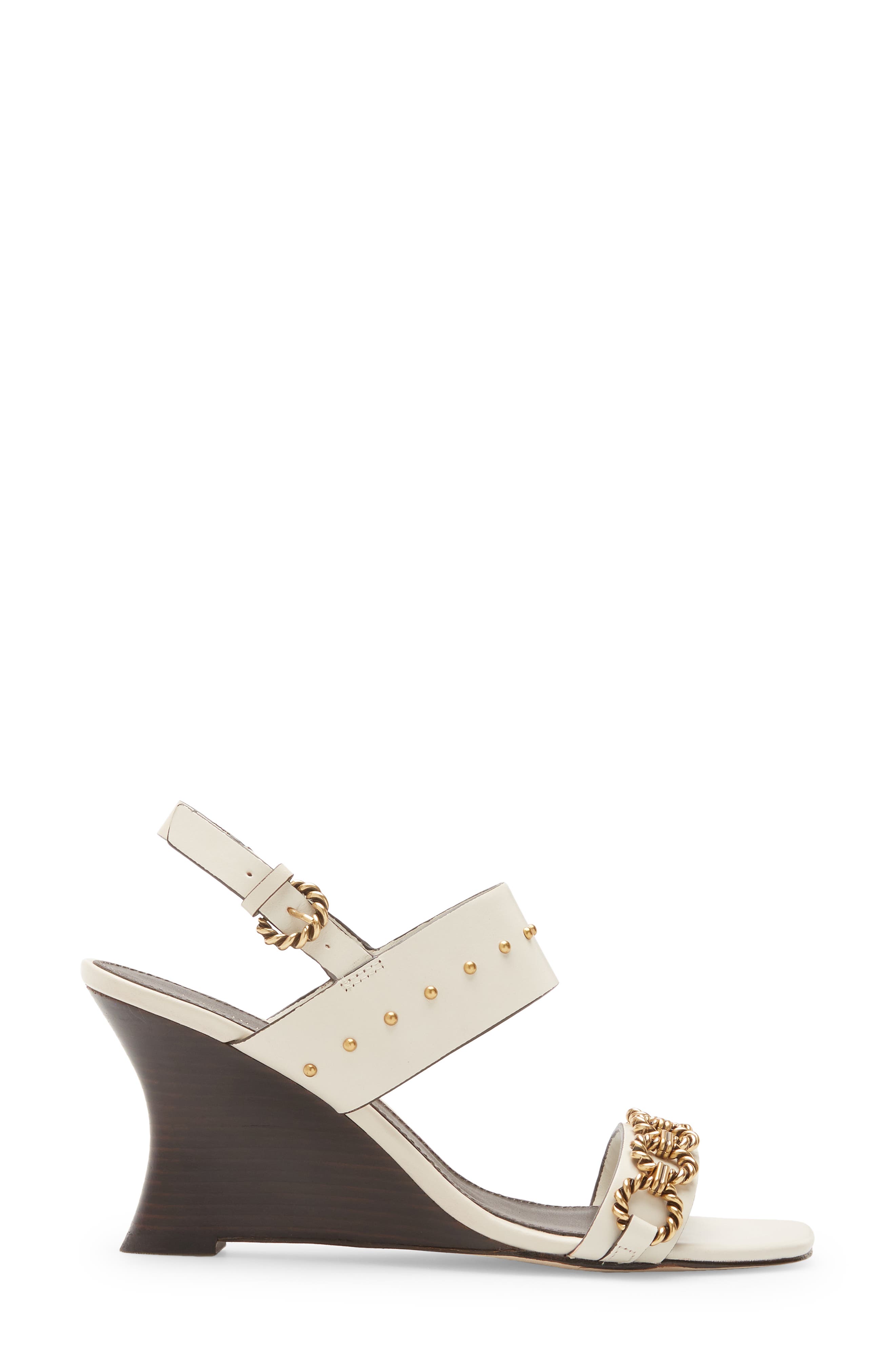 Tory Burch Wedge Sandals black-gold-colored themed print elegant Shoes High-Heeled Sandals Wedge Sandals 