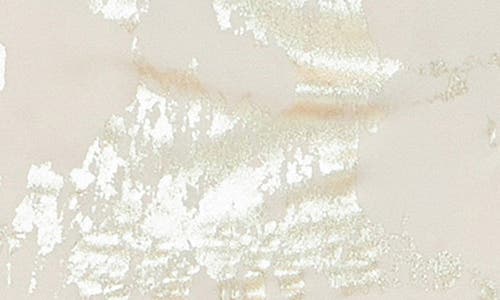 Endless Rose Foil Print One-shoulder Top In Ivory