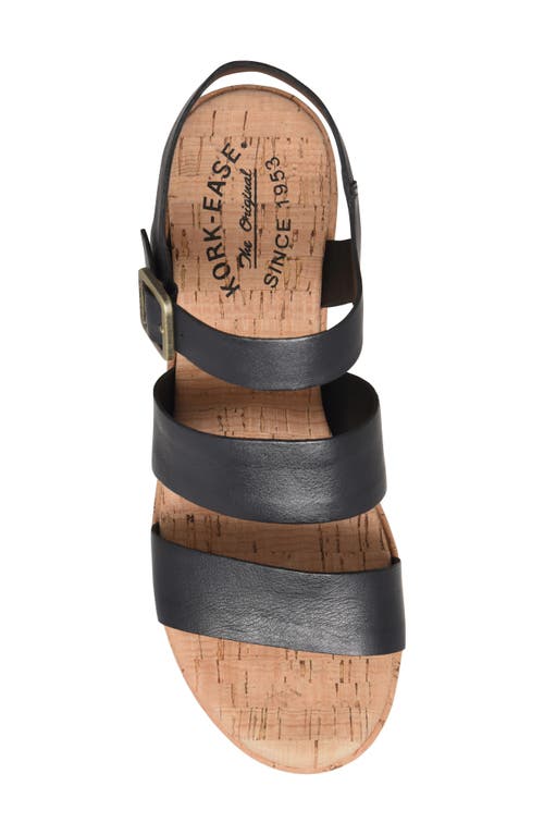 Shop Kork-ease ® Tish Platform Sandal In Black F/g