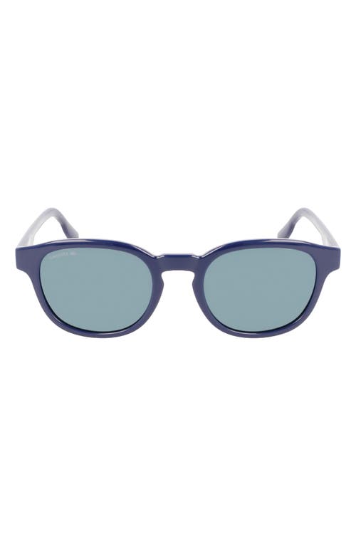 51mm Oval Sunglasses in Blue