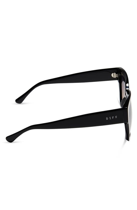 Shop Diff Bella Ii 54mm Polarized Gradient Square Sunglasses In Black/ Twilight