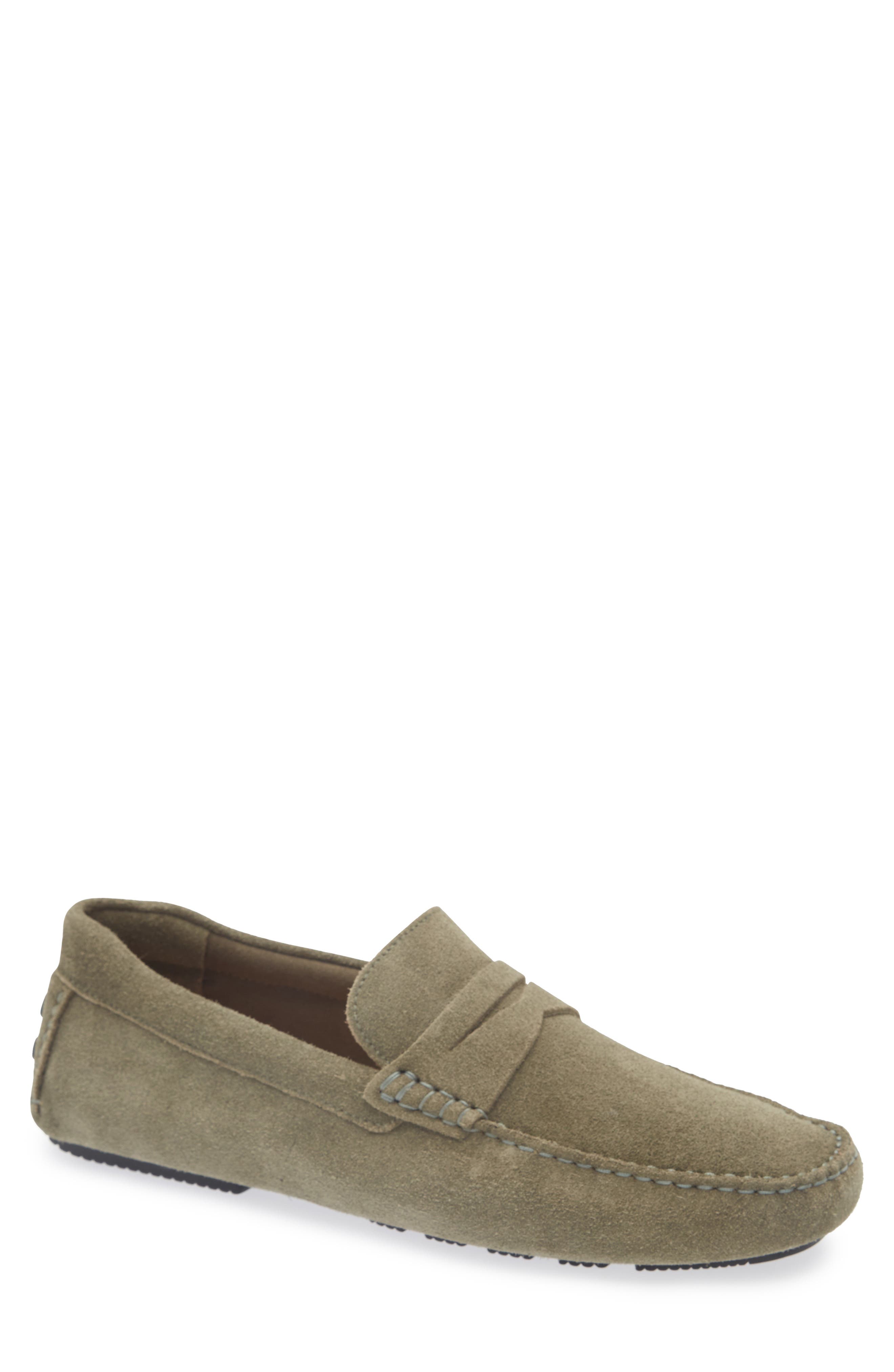 Nordstrom Cody Driving Loafer in Olive Night Cover