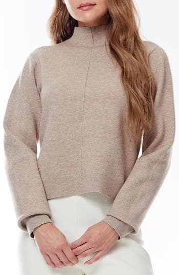 Shop By Design Dani High-low Sweater In Tapioca Heather