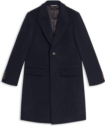 Ted baker hotsell black wool coat