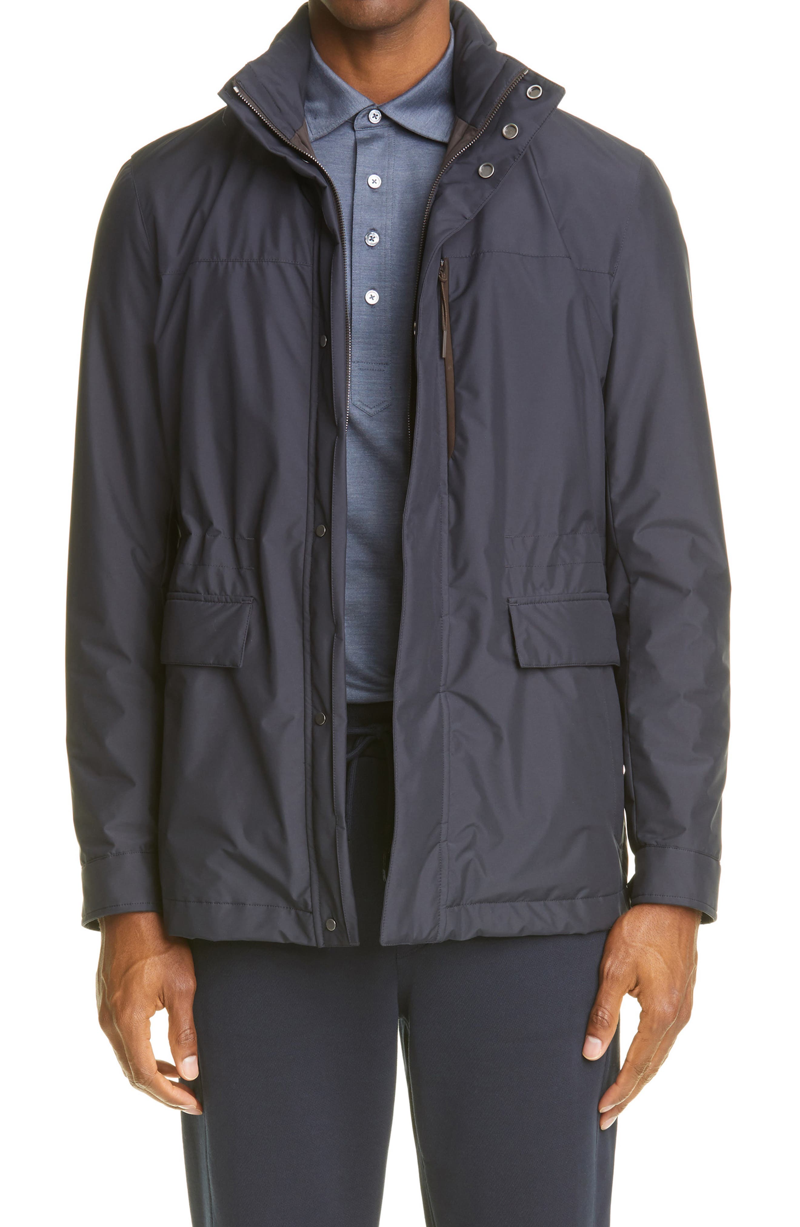 zegna rain jacket