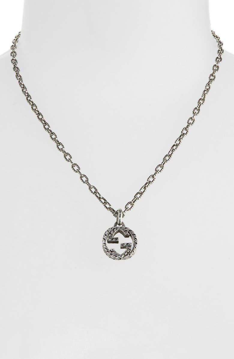 Interlocking g pendant necklace Clearance