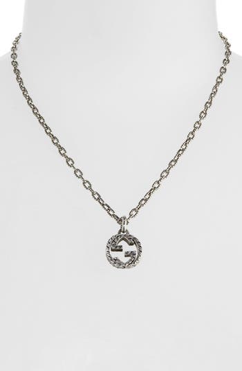 Interlocking G pendant necklace