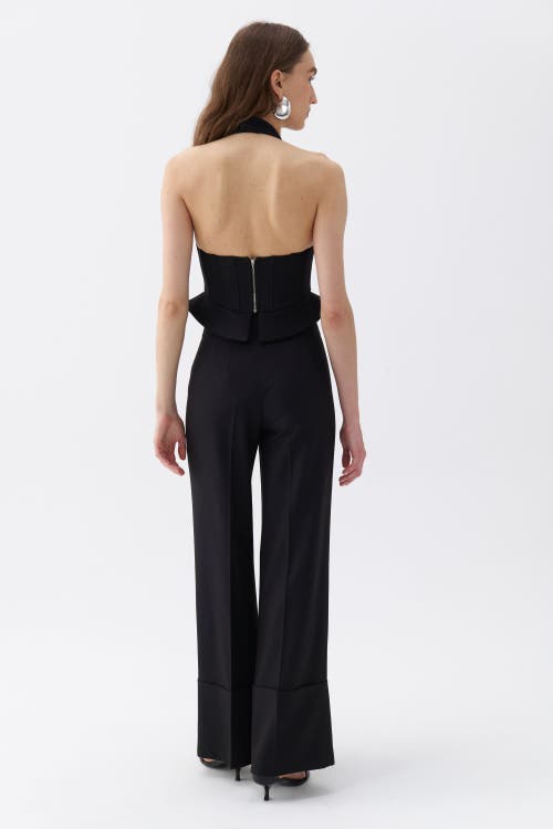 NOCTURNE NOCTURNE CORSET STYLE CROP TOP