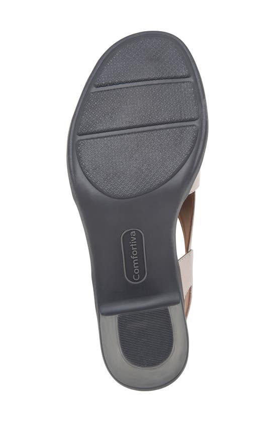 Shop Comfortiva Katara Slingback Sandal In Anthracite