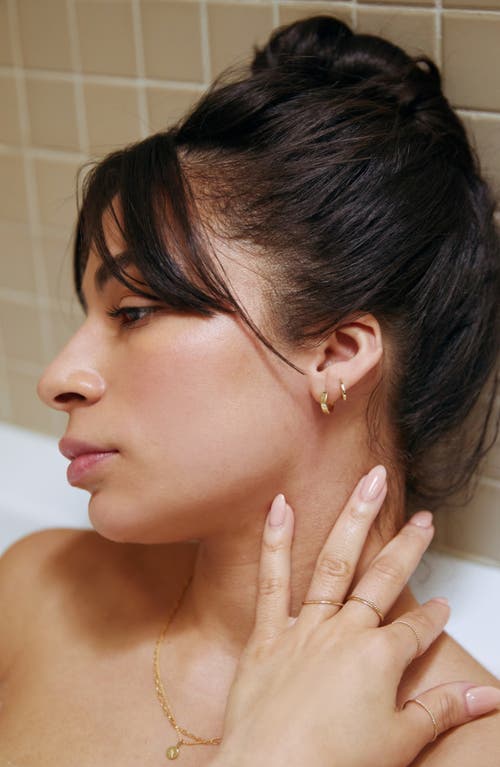 Ana Luisa Gold Huggie Hoop Earrings In Gold