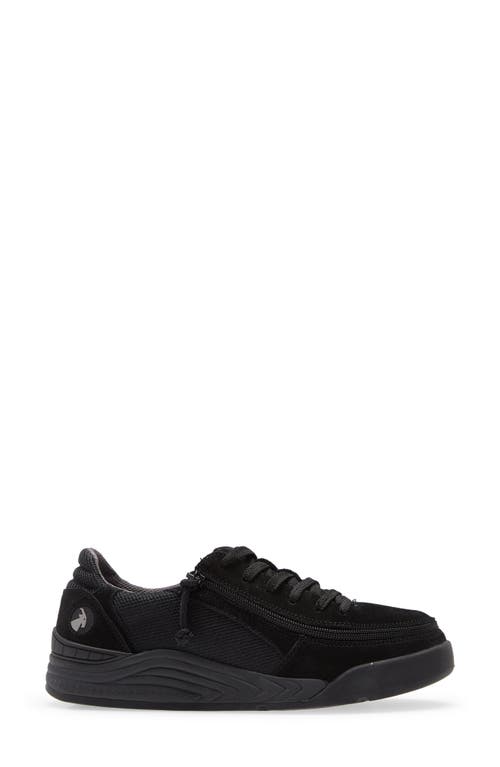 Shop Billy Footwear Comfort Classic Zip Around Low Top Sneaker In Black/charcoal