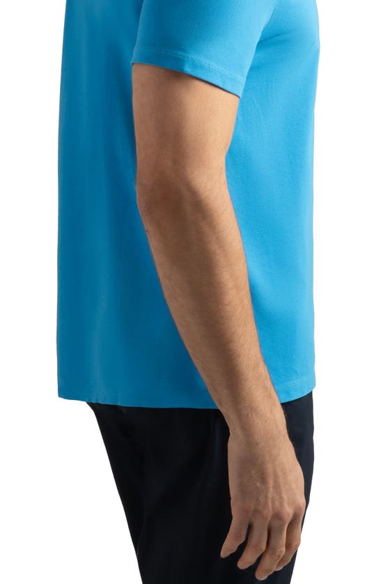 Hypernatural El Capitán Classic Fit Supima® Cotton Blend Piqué Golf Polo In Mediterranean Blue