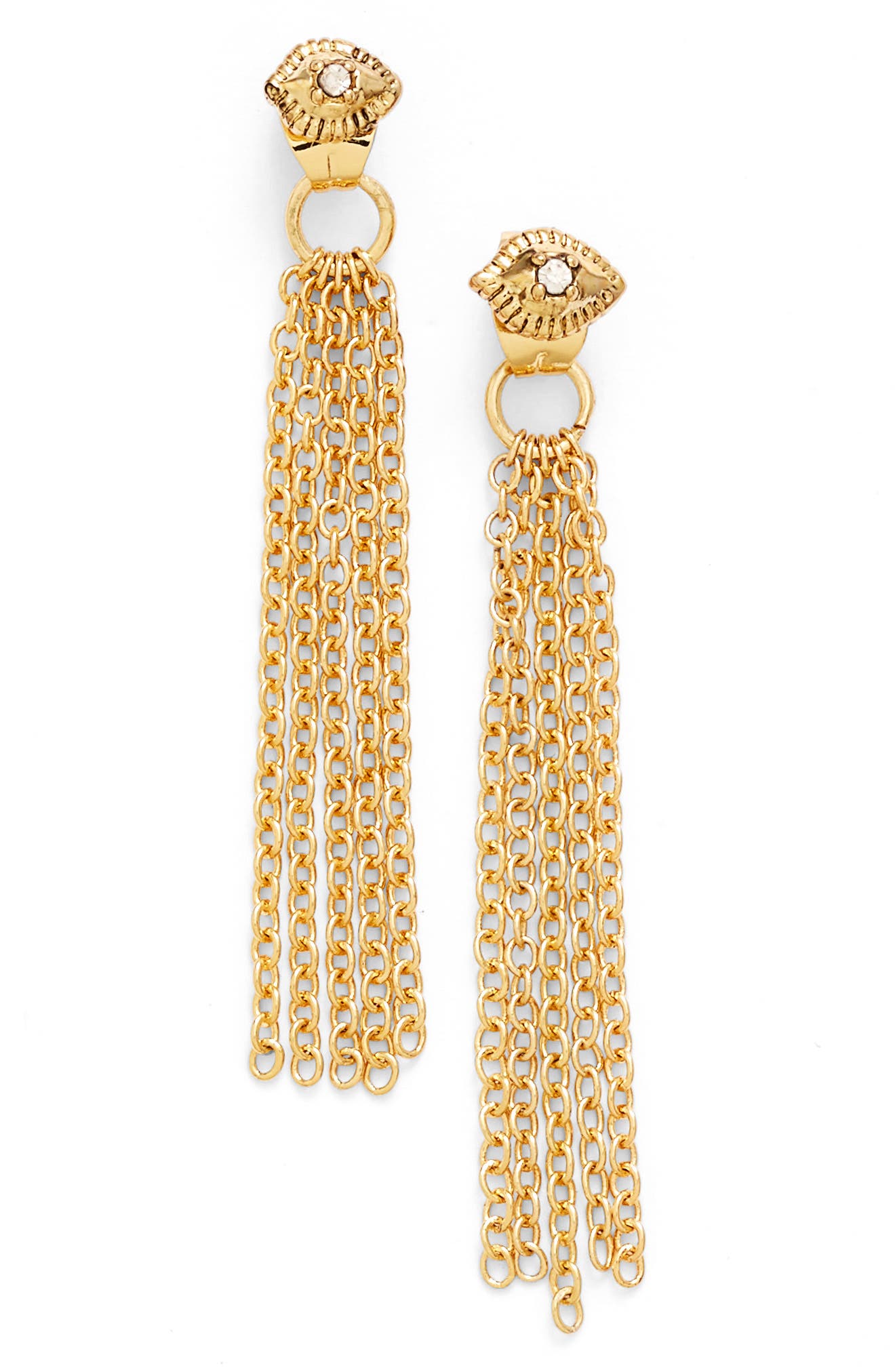 Ettika Crystal Eye Tassel Earrings Nordstrom