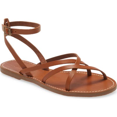 Madewell The Boardwalk Skinny Strap Sandal, Brown