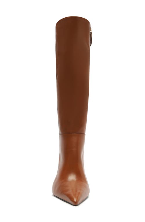 Shop Schutz Mikki Up Knee High Boot In Brown