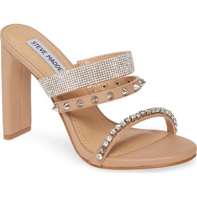 Steve Madden Axelle Slide Sandal, Brown