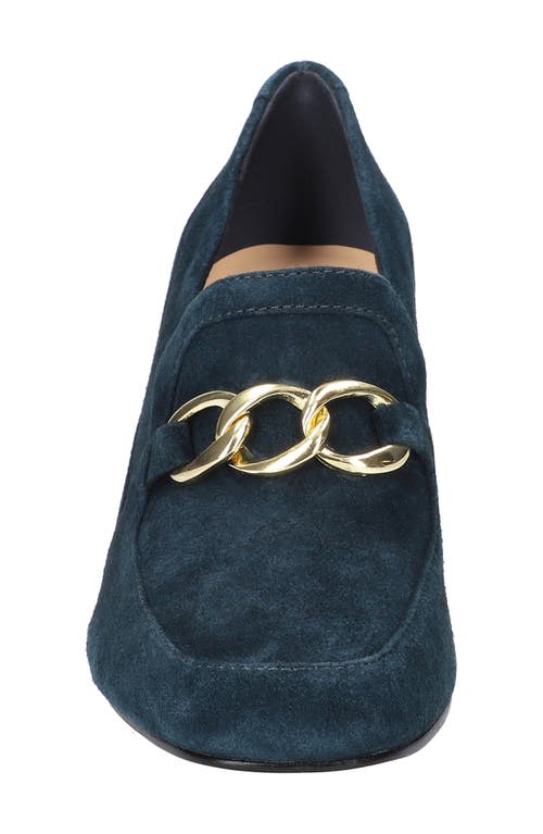 Shop Bella Vita Tam Loafer Pump In Navy Kidsuede Leather