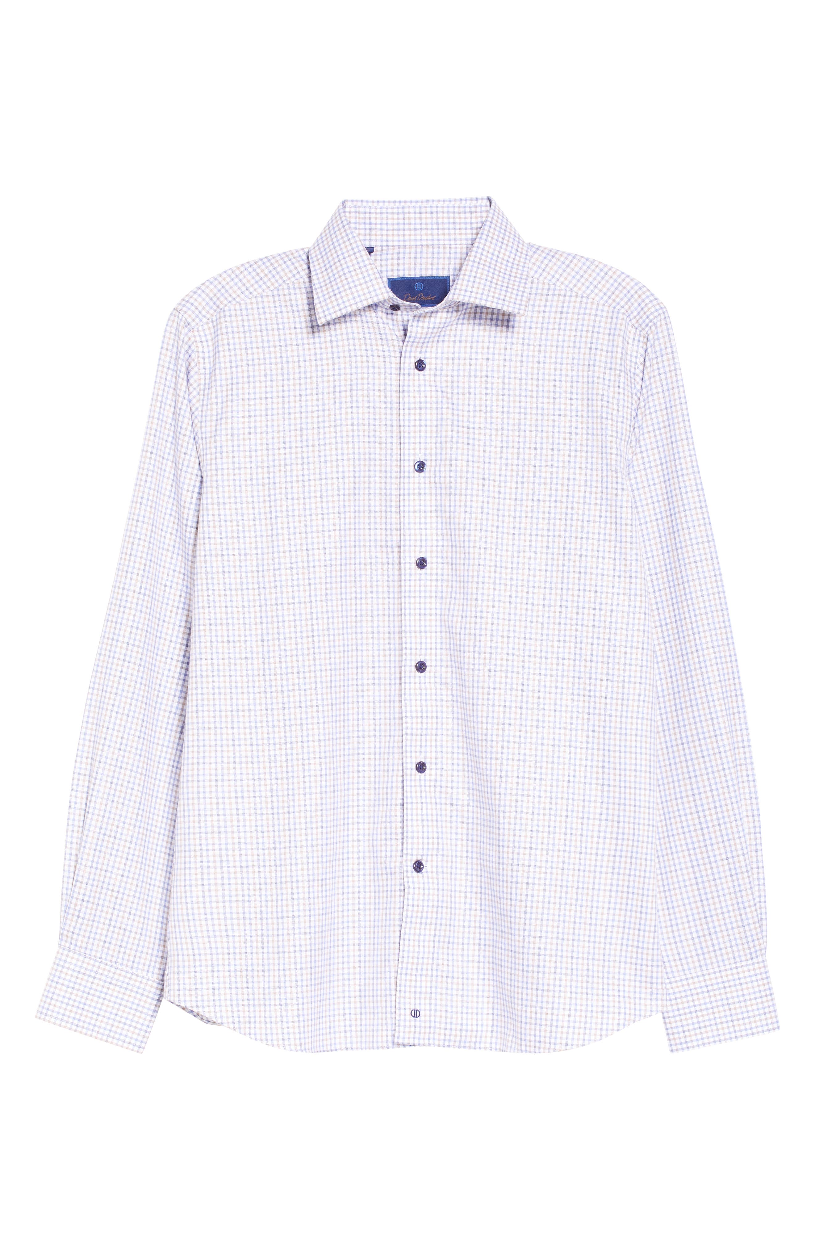 David Donahue Trim Fit Check Non Iron 