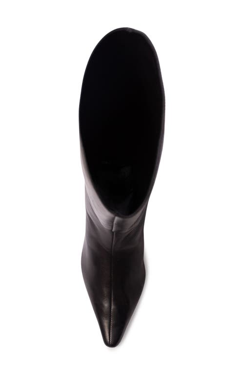 Black Suede Studio Stass Slouch Boot In Black