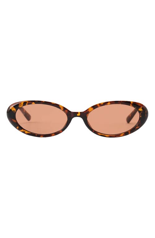 Taya 53mm Polarized Oval Sunglasses in Torte/Brown