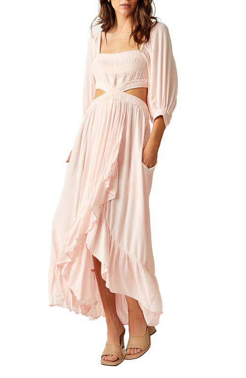 Free People Cross My Heart Cutout Maxi Dress at Nordstrom,