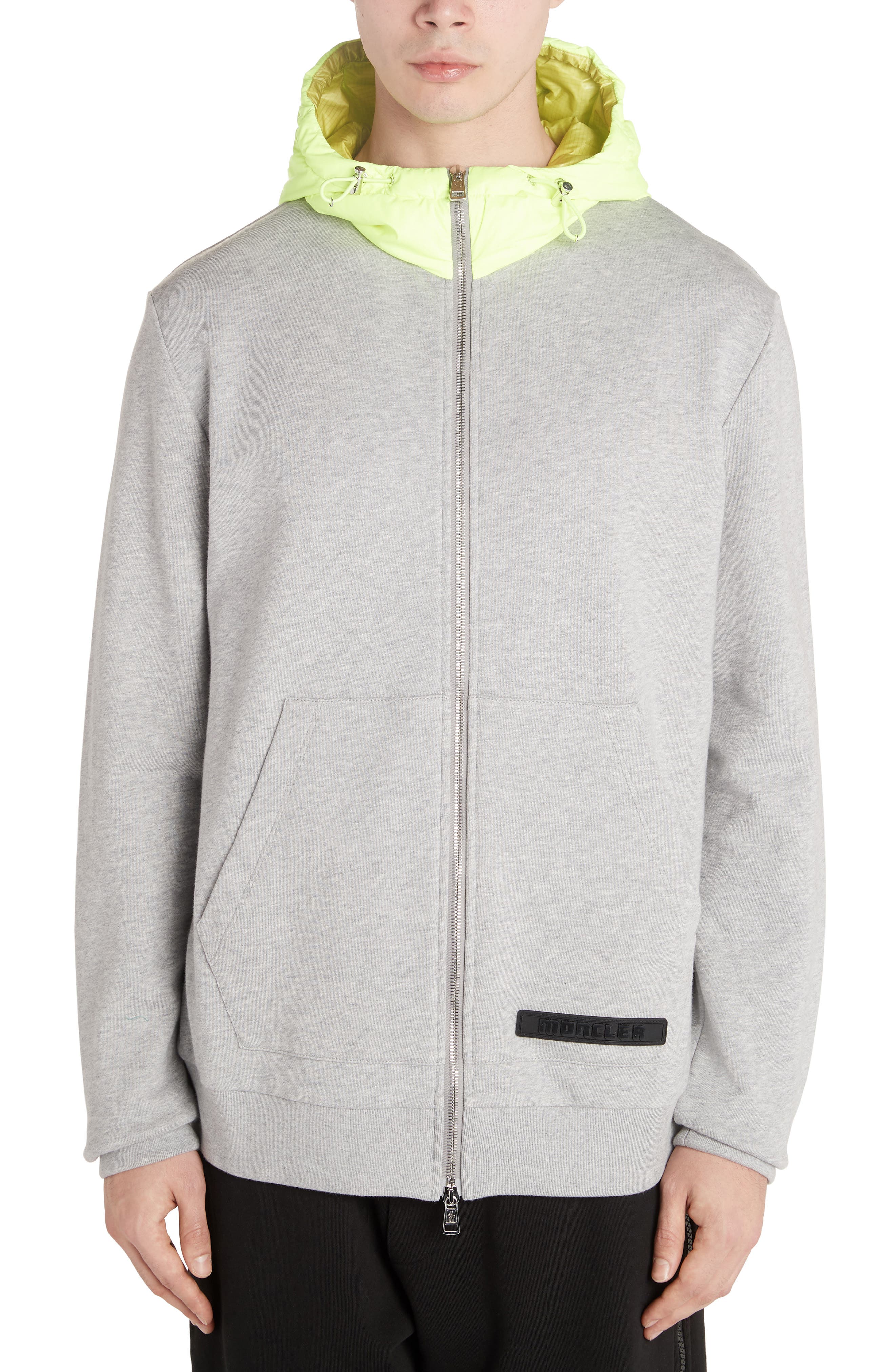 moncler zip sweatshirt