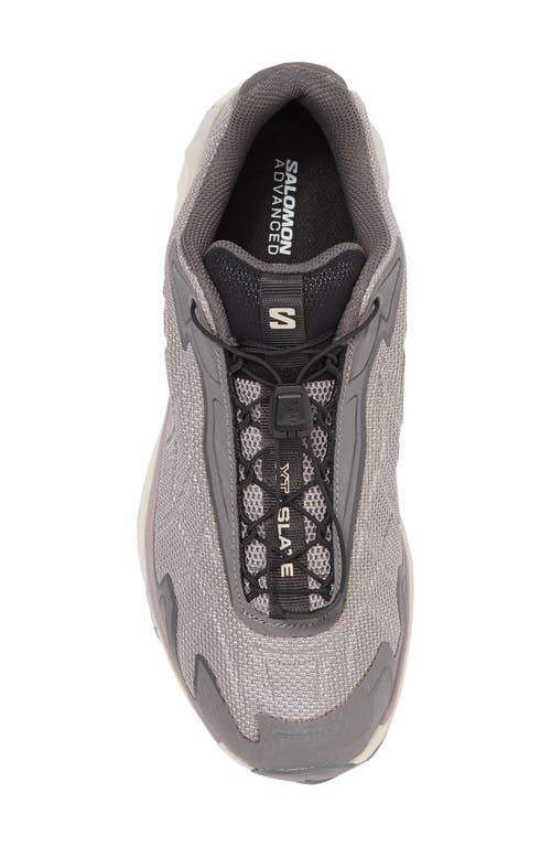 Shop Salomon Xt Slate Advanced Sneaker In Gull/mnscap/pewt