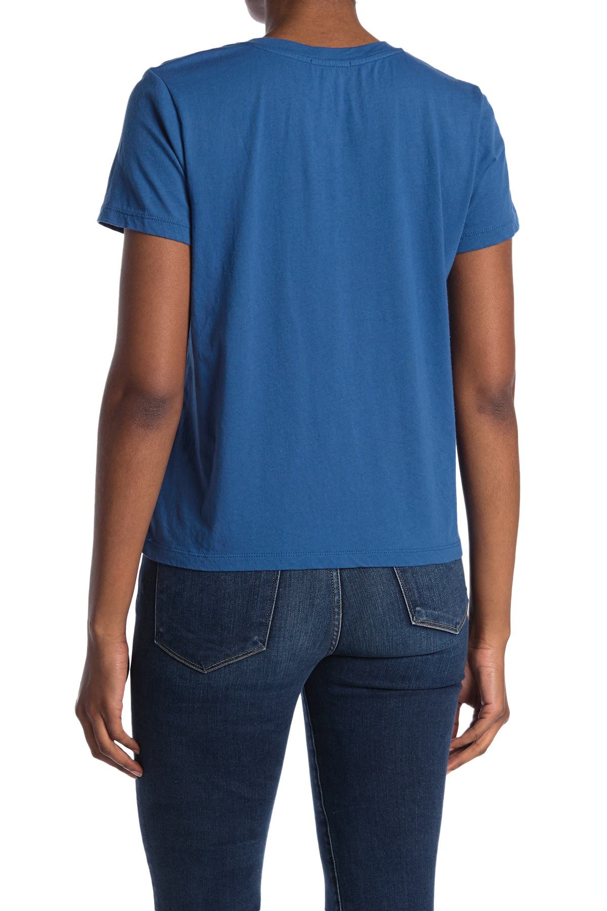 James Perse Vintage Little Boy T-shirt In Medium Blue1