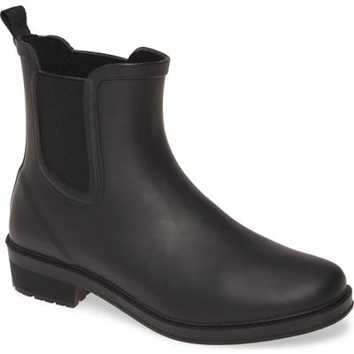 J.crew Chelsea Matte Rain Boot, Black