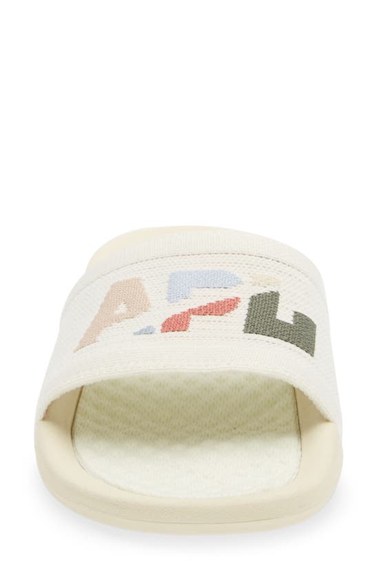 APL ATHLETIC PROPULSION LABS BIG LOGO TECHLOOM KNIT SPORT SLIDE