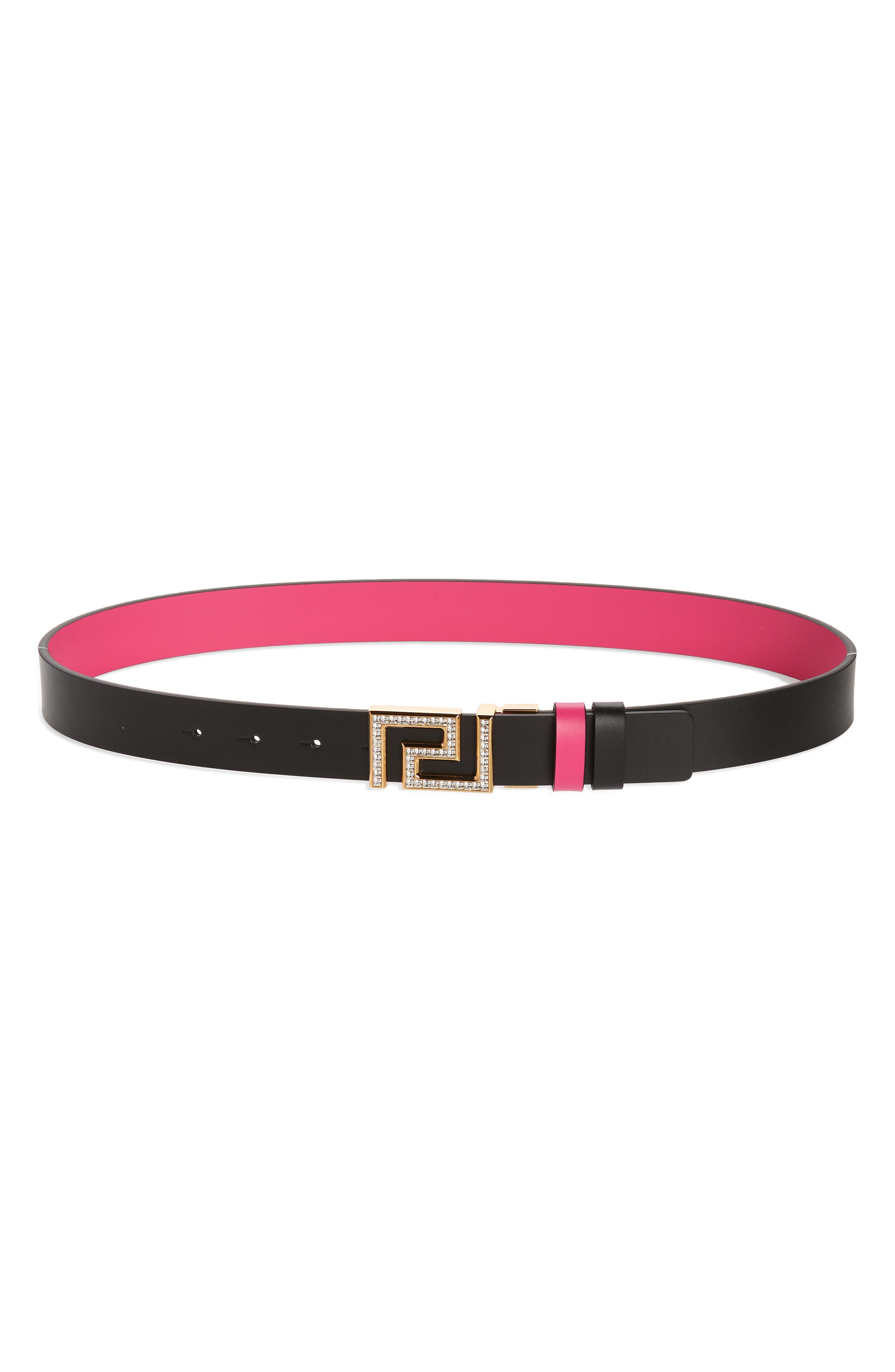 pink designer belt men