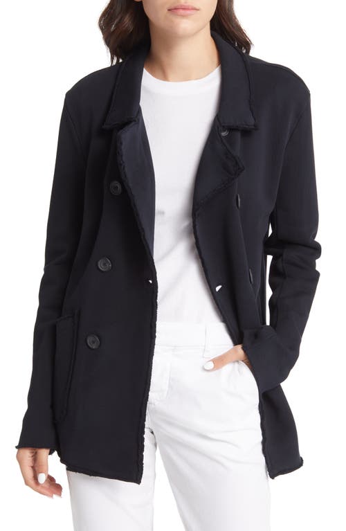 Double Breasted Cotton Peacoat in British Royal Navy