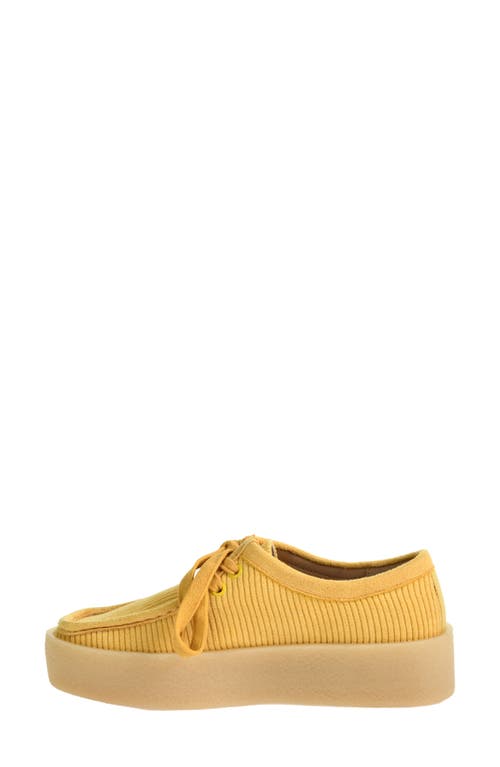 Shop Dirty Laundry Corduroy Platform Shoe In Yellow