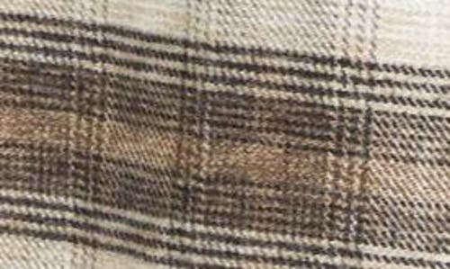 Martine Rose Check Patterned Flannel Overshirt In Brown Check