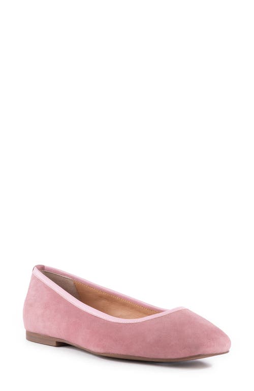 City Streets Ballet Flat in Rose