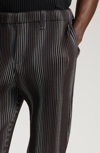 Pleated Tweed Pants