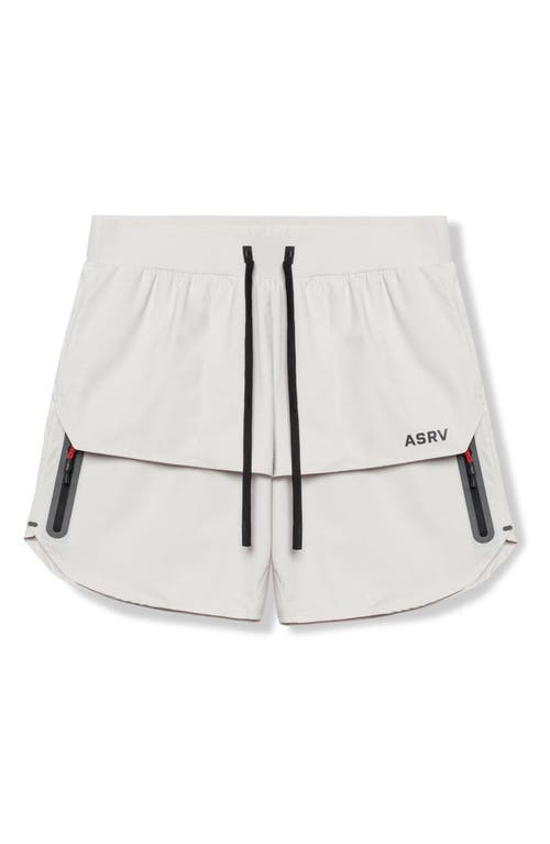 Shop Asrv Tetra-lite™ 7" Water Resistant Training Shorts In Stone