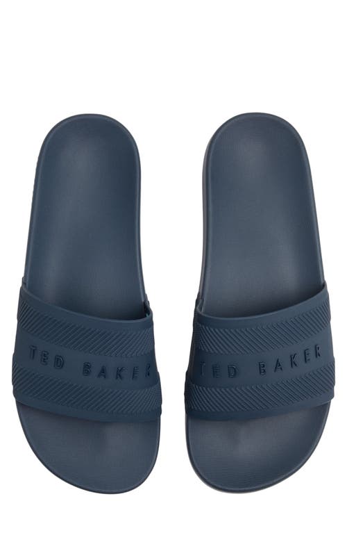 Shop Ted Baker Sennen Slide Sandal In Navy