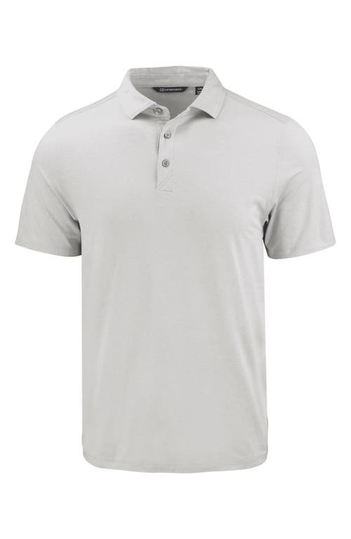 Shop Cutter & Buck Comfort Performance Jersey Polo In Concrete