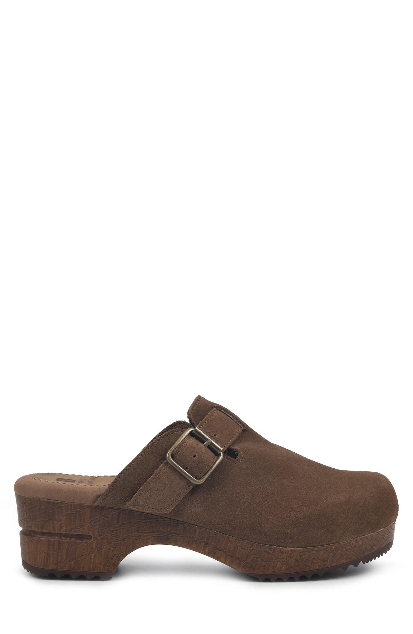 White Mountain Footwear WHITE MOUNTAIN Behold Suede Platform Clog