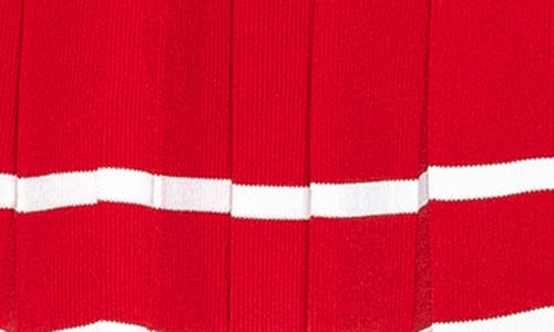 Alexia Admor Women's Devika Ribbed & Pleated Mini Dress In Red
