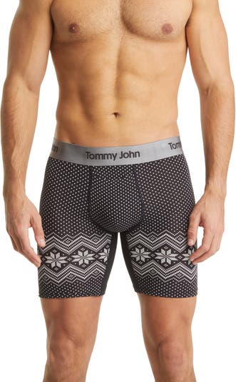 Tommy John Second Skin 6-inch Boxer Briefs In Emboldened Red
