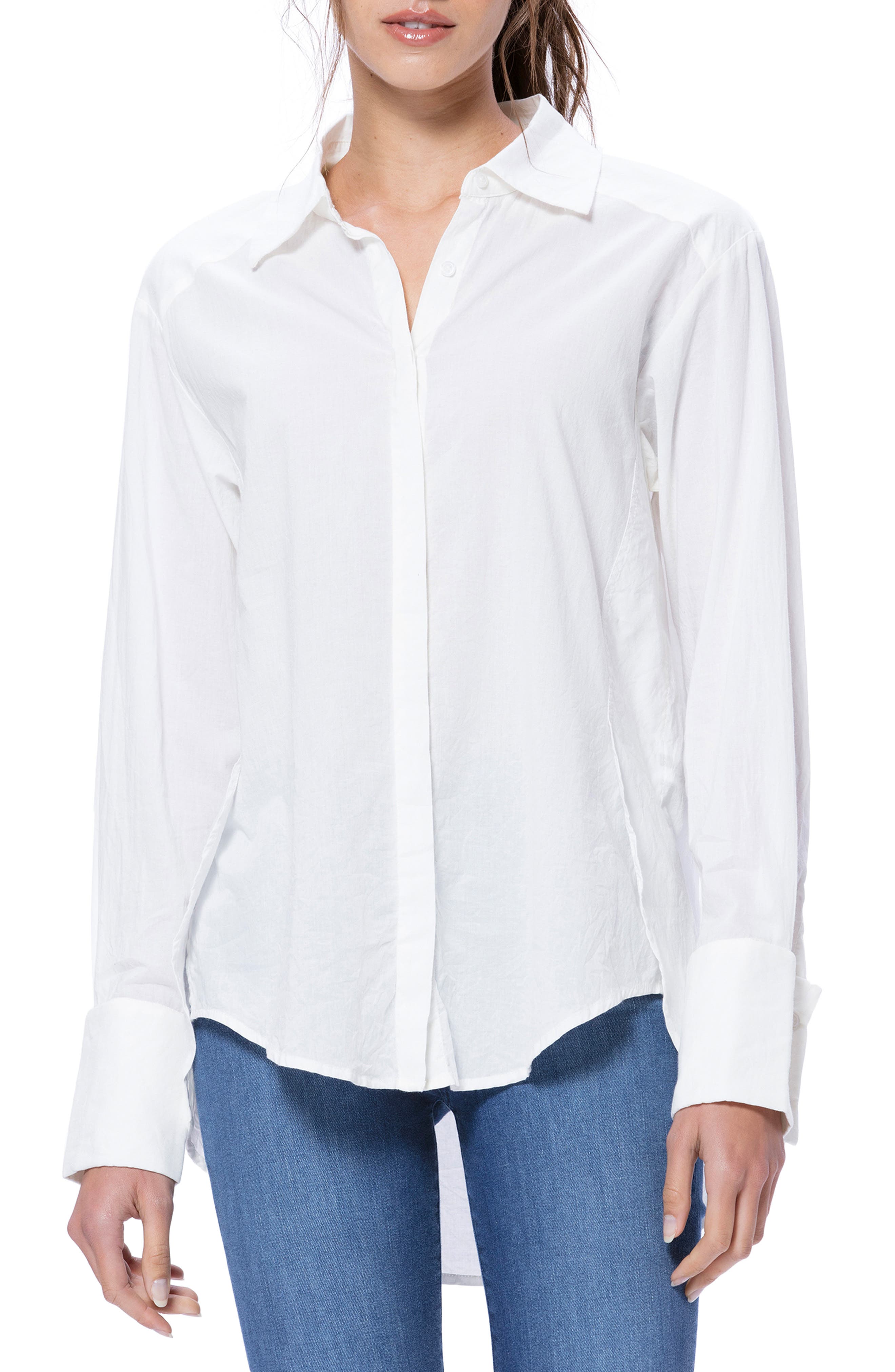 french cuff shirt with jeans