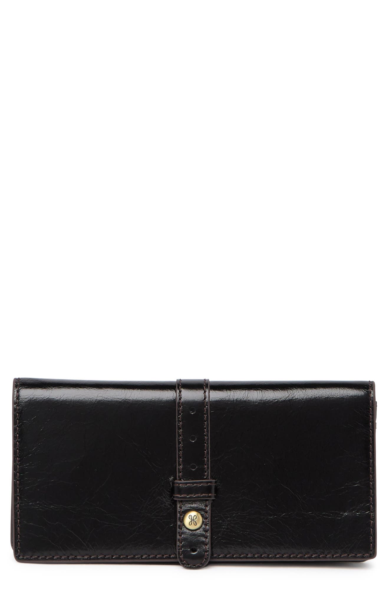 Hobo Alta Leather Wallet In Black