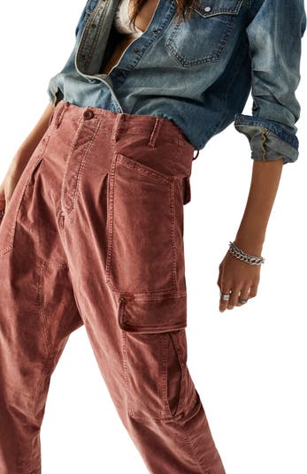 Free People Bay To Breakers Destroyed Cargo Pants