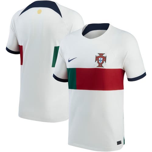 UPC 196148397055 product image for Men's Nike White Portugal National Team 2022/23 Away Breathe Stadium Replica Bla | upcitemdb.com